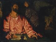 Giovanni Gerolamo Savoldo Saint Matthew and the Angel oil painting artist